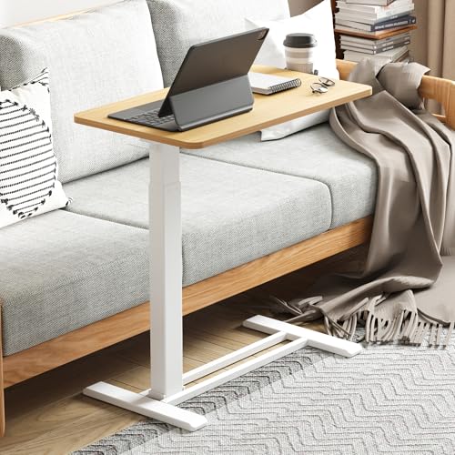 FLEXISPOT 28" Mobile Standing Desk Pneumatic Lift Computer Workstations