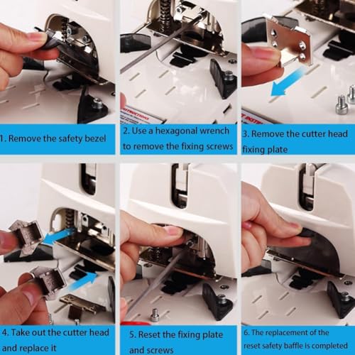 UILMLIO Corner Rounder Punch, Corner Cutter Corner 100 Sheet Paper Punch Round Corner Hole Punch, Multi-Angle Cutter with R3.5mm R6mm R10mm, Round Corners, Semi-Circle