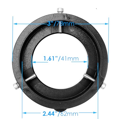 Microscope Ring Light Source Adjustable Illuminator for Lab Stereo Microscope & Camera