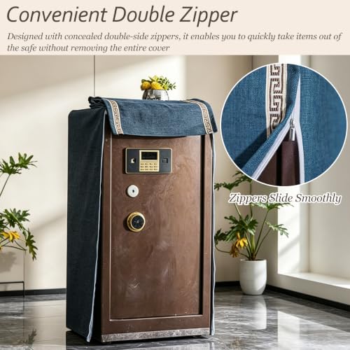 Front Opening Safe Cover Disguise with Concealed Smooth Zipper