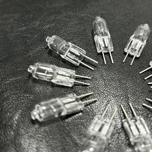 10 PCS 2 PCS 6V G4 Halogen Bulb Bead 5W 10W 15W 20W 25W 30W Microscope Accessories(25W 2PCS)