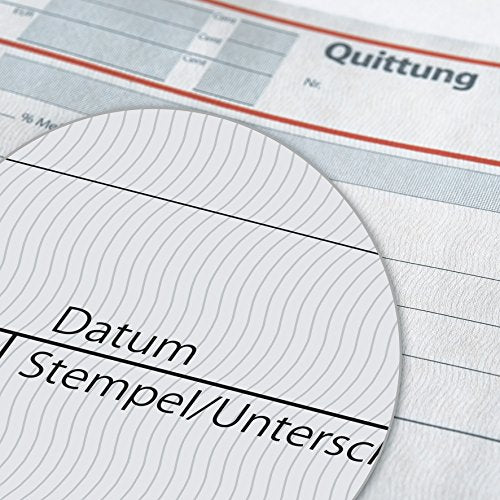 Sigel SD021 Duplicate Invoice Books 'Quittung' ('Invoice') A6 Printed Recto and Verso with Security Print 2 x 40 Sheets Set of 10 [German Import]