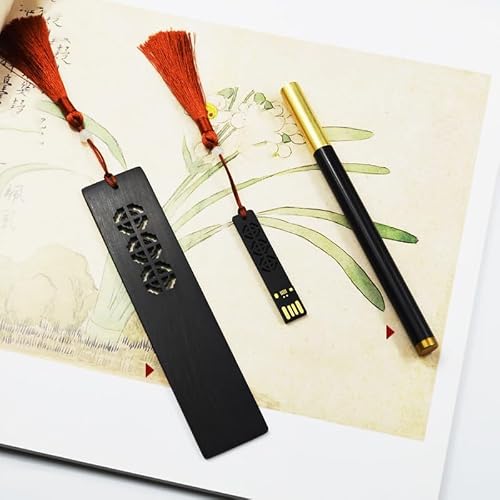 Hollow U Disk Bookmark Pen Gift Box Set Chinese Wind Annual Meeting Gifts