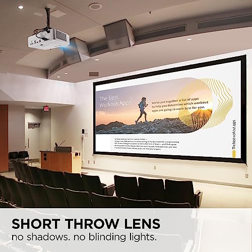 ViewSonic LS710HD 4200 Lumens 1080p Laser Projector with 0.49 Short Throw Ratio, HV Keystone, 4 Corner Adjustment, HDR/HLG Support for Home and Office