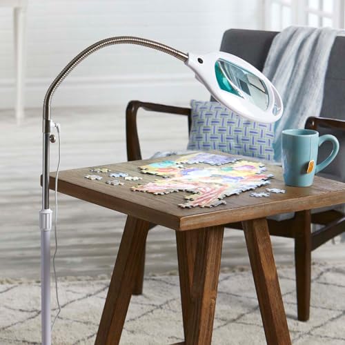 Herrschners LED Standing Lamp Magnifier