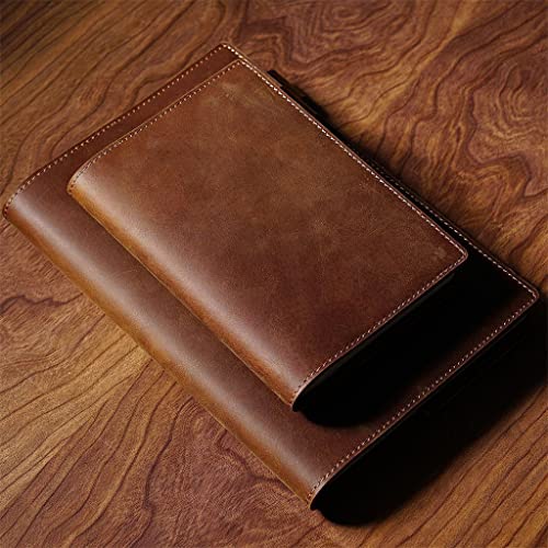 GFHSKRPL Notebook A5 A6 Notebooks Planner Notes Diary Retro Personal Diary Stationery Office Supplies(With Grid Paper)