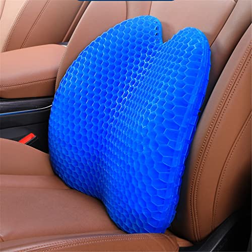 UIOLCFG Car Seat Office Chair Massage Back Lumbar Support Mesh Ventilate Cushion Pad Wear-Resistant Soft Comfortable