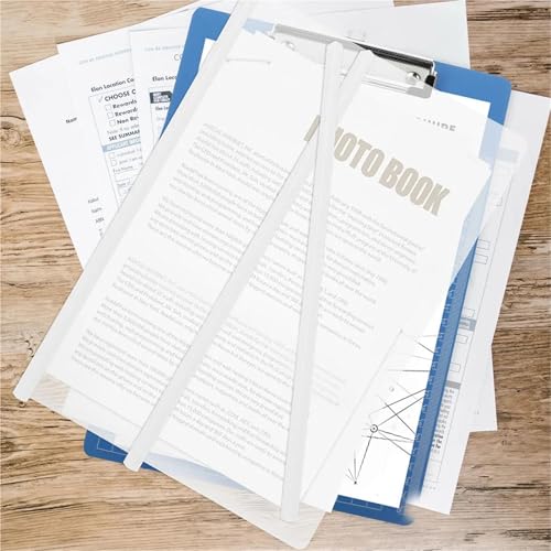 Binding Bars Slide Grip 60Pcs Report Covers Sliding Bar Clear Paper Binding Covers A4 File Folder Binding Bars Office School Document Holder