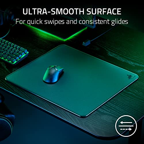 Razer Atlas Tempered Glass Gaming Mouse Mat, Black