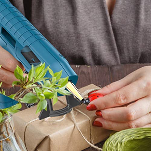TEOYETTSF High Temp Heater Melt Hot Glue Gun 40W DIY Household Industrial Heat Mini Recharge With 10pcs 7mm Sticks