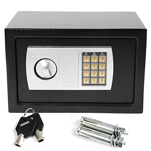 ntumLeap Safe Digital Electronic Safe Box for Home Office Hotel Security Solid Steel with Keypad Lock/Gray/8.5L Safe,Black-8.5L