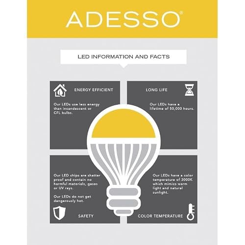 Adesso Harriet LED Floor Lamp