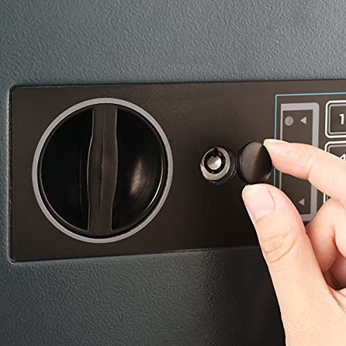 Drop Safe - Digital Compact Steel Money Security Box with Keypad - Deposit Cash Easily – For Home or Business by Paragon Safe - Black, .54 Cubic Feet