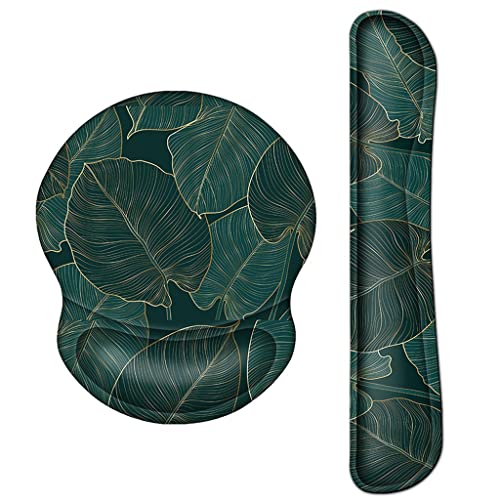 NSUQOA JSEIAJB Ergonomic Gel pad Wrist Rest Keyboard mat Soft Set Silica Base Gel Hand Support