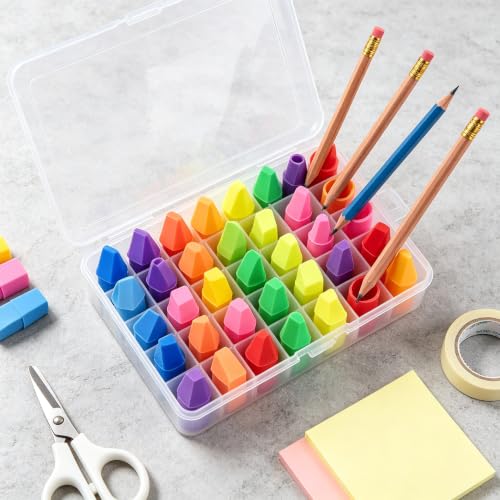 1200 Pack Caps Pencil Erasers,Latex Free Pencil Eraser Toppers