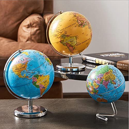 globe, Desktop Geo Globe 360° Rotating Retro Gift 5. 9 Inch Diameter(C)