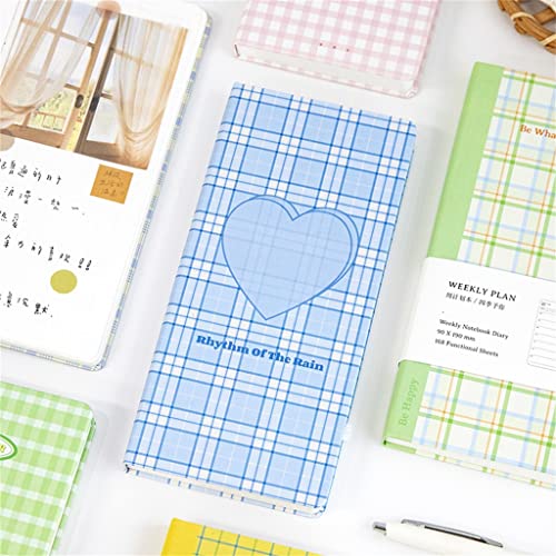 Notebook Undated Agenda 2022 Weekly Planner Book Monthly+Weekly Plan+Grid Paper Notebooks for School(C)