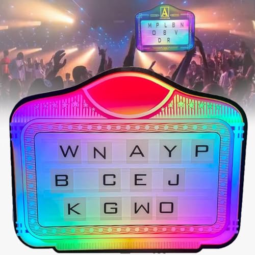 GAYAYAS LED Club Bottle Presenter, Customizable Marquee Sign Billboard Board Atmosphere Props for Parties, Bars & Nightclubs - Interchangeable Letter Board,A