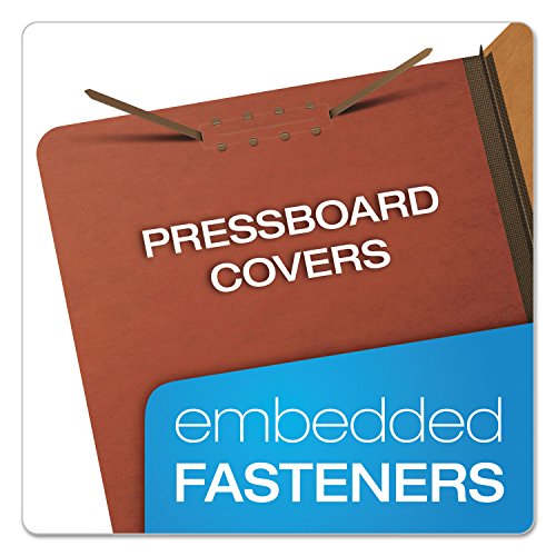 Office Realm PFX2257R - Six-Section Pressboard Folders