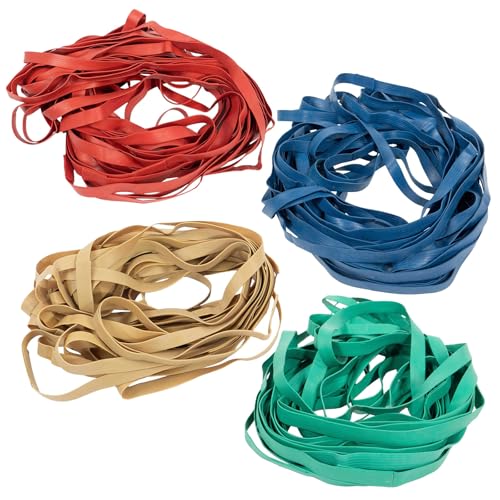 US Cargo Control Large Rubber Moving Bands (48-Pack), Variety Pack of 25", 30", 36", and 42" - 12 Straps of Each Size - Extra Strength Moving Rubber Bands for Furniture, Mover Blankets, & Pallets