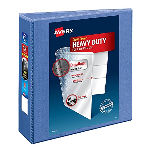 Avery Heavy-Duty View Binders with One Touch EZD Rings