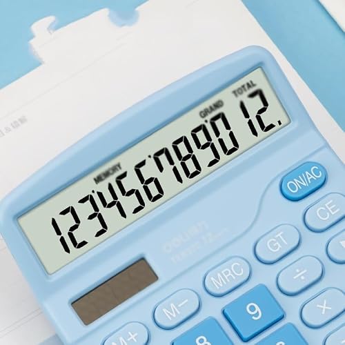 Calculator, Solar Power Computer, Used in Student Restaurants and Shops for Calculation