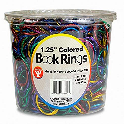 Hygloss Products, Inc Hygloss Products Book Rings, 1 1/4 inch