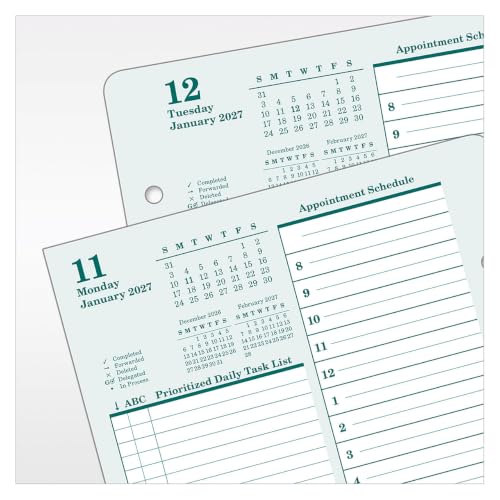 FranklinCovey - Original One Page Per Day Ring-Bound Planner (Classic, Jan 2027 - Dec 2027)