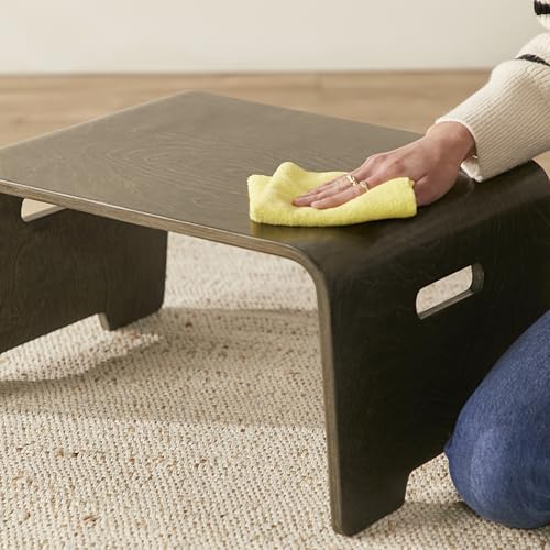 ECR4Kids Bentwood Lap Desk Activity Table with Handles, Montessori Furniture, Grey Wash