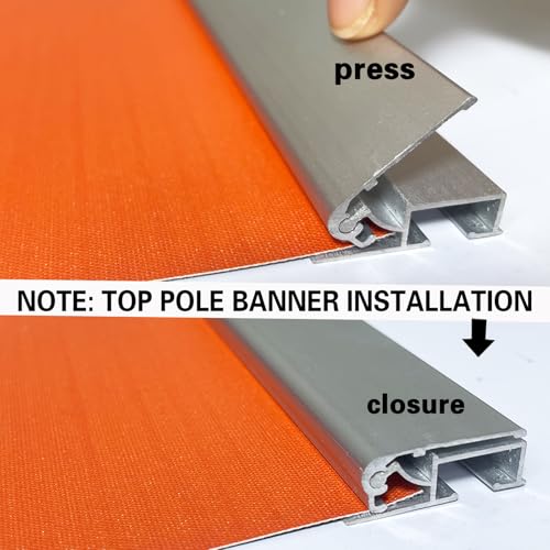 NYHM Sign Supply 33.5" x 80" Standard Retractable Banner Stand 4 Pack，with Padded Carrying Bag For Events, Promotion & Advertising (STAND ONLY)