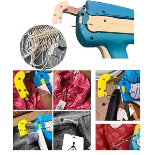 XIVUIFOI Clothing Tagging Gun, Snap Lock Fastener for Retail Labels | Attaches Hang Tags in About 2 Seconds Without Standard Barbs; Suitable for Clothing, Bags