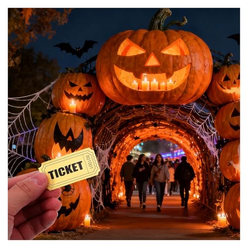 2000 Pcs Carnival Raffle Tickets Roll Tearable Reward Tickets for Party Events Auctions School
