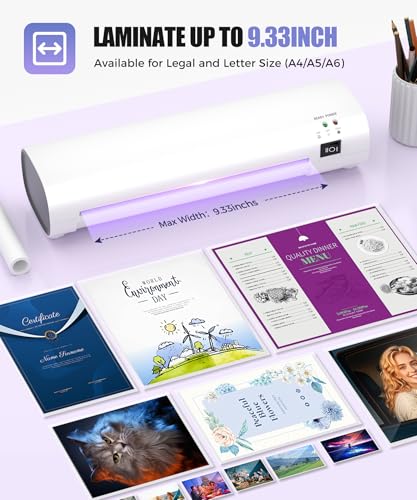 9 Inch Portable Laminator Machine with 40 Laminating