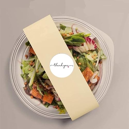 UOHLCX Thank You Sticker Paper Labels Round Stickers Party Decor Envelope Seals Stationery