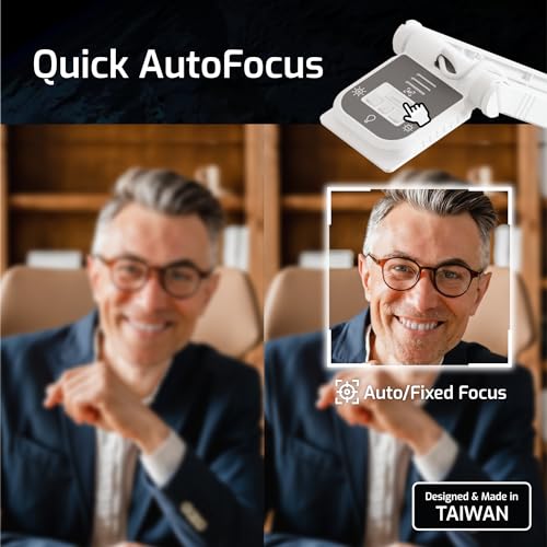 INSWAN INS-Flip 4 Foldable 4K 13MP Document Camera, LED, Mic,Light 0.67 lbs
