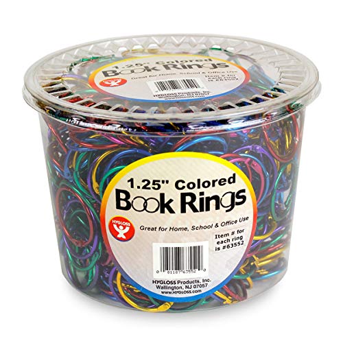Hygloss Products, Inc Hygloss Products Book Rings, 1 1/4 inch