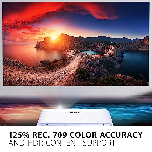 ViewSonic X1 1080p Projector with 2300 ANSI Lumens, Cinematic Colors, Vertical Lens Shift, 1.3X Optical Zoom, H&V Keystone Correction and Corner Adjustment