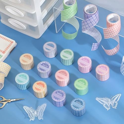 OBKSEB Washi Tape Art Craft Decorative Adhesive DIY Scrapbooking Sticker Label Stationery