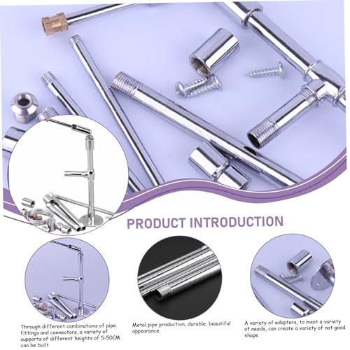 Ameble Action Figure Stand Clay Model Figure Stand Bracket Adjustable Metal Clay Sculpting Tools Metal Pipe Tools Stable Model Modeling for Sculpting Statue Craft.