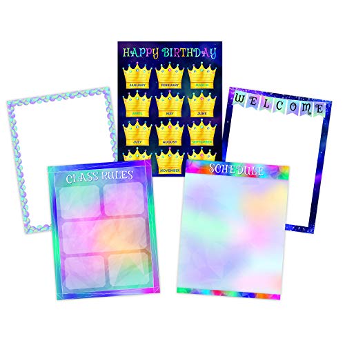 Creative Teaching Press Mystical Magical Classroom Essentials 5-Chart Pack, CTP 8744