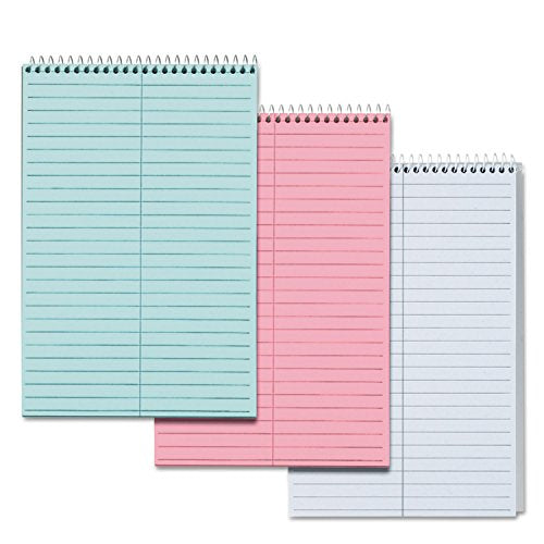 TOPS Prism Steno Books, Gregg, 6 x 9, Gray, 80 Sheets, 4 Pads/Pack