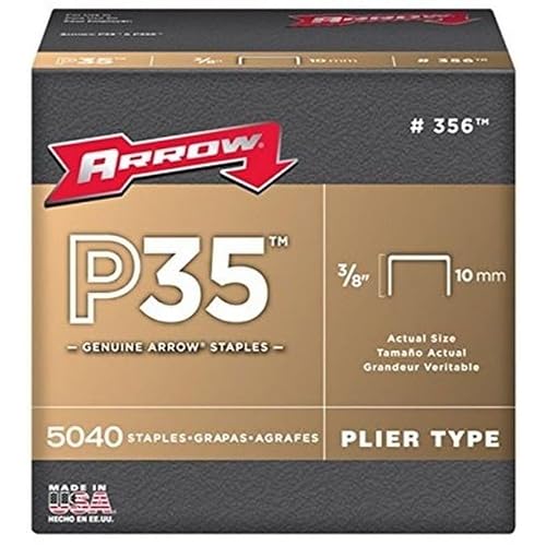 Pack of 4 Arrow Fastener 356 Genuine P35 3/8-Inch Staples