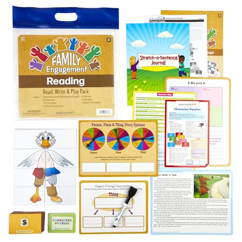Really Good Stuff Family Engagement Reading, Read, Write & Play Pack