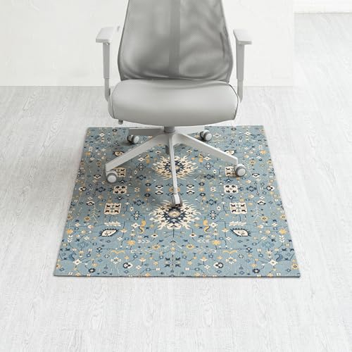 Anji Mountain 48" x 36" Rug'd Office Chair Mat for Carpet & Hardwood Floor