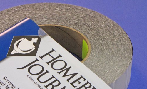 ProLabel Brand Clear Frosted Translucent 1" Wafer Tab Seals 5000 Roll #CLR1W 1" Round