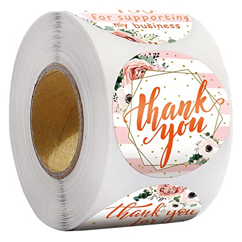 VIAENKFG 25/38MM Thank You Sticker Wedding Decor Party Gift Sealing Envelope(25MM)