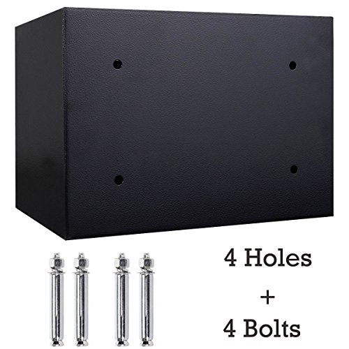 TBLOTYD Digital Electronic Safe Box for Home Office Hotel Security Solid Steel with Keypad Lock/Gray/8.5L ，Black-16L