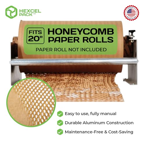 HexcelPack HexcelWrap Packing Station, Honeycomb Paper Dispenser - 20"
