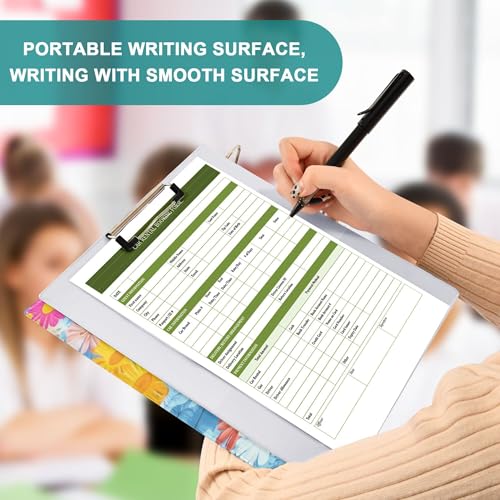 Xpdkjwd Quiet Beautiful Chrysanthemum 3 Ring Binder Can Hold 200 Letter Size Binders, Suitable for Home, Office, Dormitory, 2Pcs