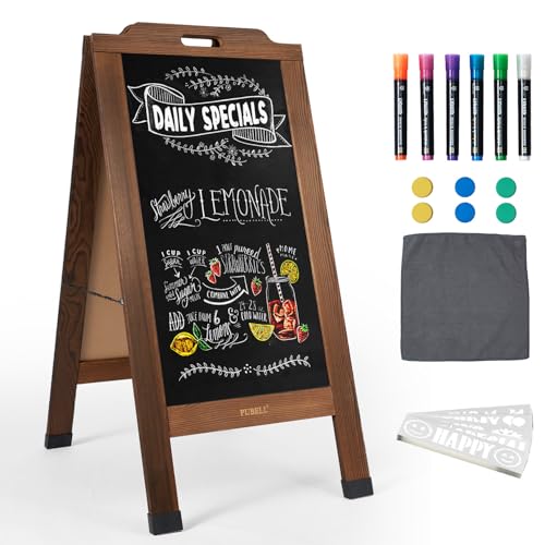 Pubell Magnetic Sandwich Chalkboard Board Signs
